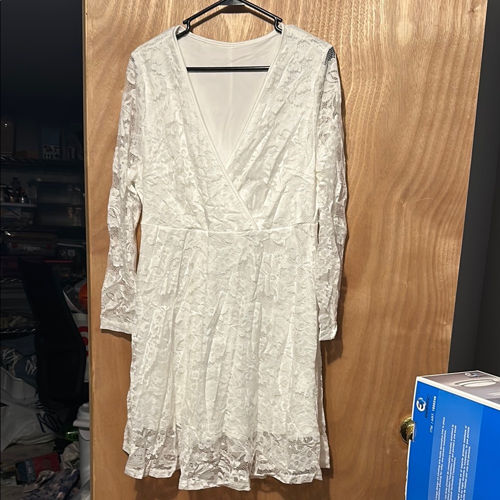 White Lace Dress